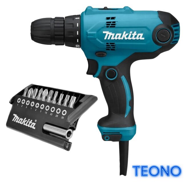 Дрель-шуруповерт Makita DF0300X2 (набор оснастки D-30651) - Изображение №1 — Интернет-магазин Teono.by
