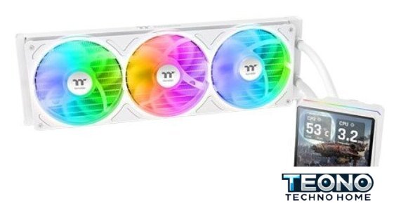 Система жидкостного охлаждения для процессора Thermaltake TH360 V3 Ultra ARGB Sync Snow Edition CL-W476-PL12SW-A - Изображение №1 — Интернет-магазин Teono.by