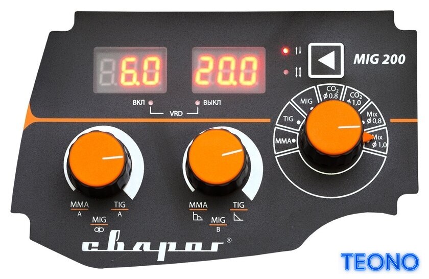 Сварочный инвертор Сварог Pro MIG 200 SYNERGY (N229) - Изображение №3 — Интернет-магазин Teono.by