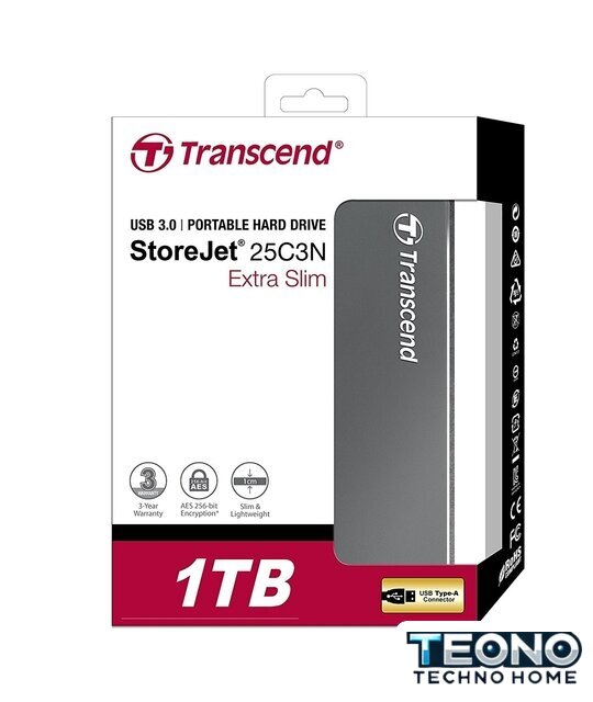 Внешний накопитель Transcend StoreJet 25C3 1TB [TS1TSJ25C3N] - Изображение №4 — Интернет-магазин Teono.by
