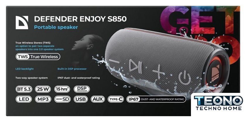 Беспроводная колонка Defender Enjoy S850 - Изображение №12 — Интернет-магазин Teono.by