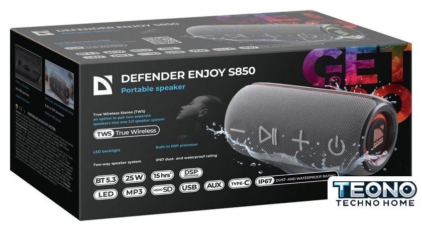 Беспроводная колонка Defender Enjoy S850 - Изображение №13 — Интернет-магазин Teono.by