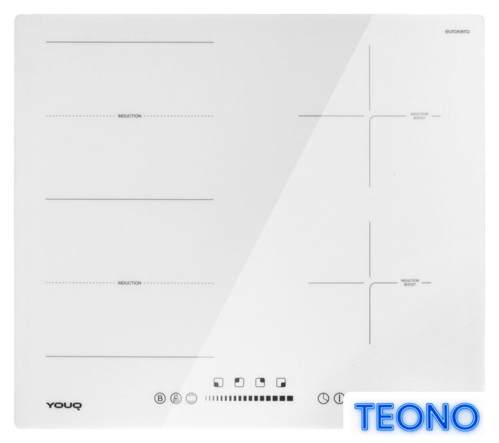 Варочная панель YOUQ YQHI 60.941F619 Inverter WH - Изображение №1 — Интернет-магазин Teono.by