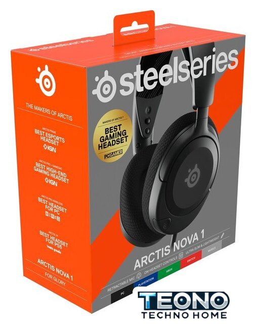 Наушники SteelSeries Arctis Nova 1 (черный) - Изображение №11 — Интернет-магазин Teono.by