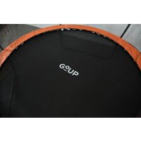 Батут GoUP Luxury-D312/10FT (с сеткой и лестницей, оранжевый) - Превью изображения №20 — Интернет-магазин Teono.by