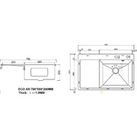ARFEKA ECO AR 780*500 R BLACK PVD NANO Image #3