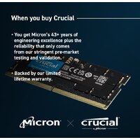 Оперативная память Crucial 2x32ГБ DDR5 SODIMM 4800 МГц CT2K32G48C40S5 - Превью изображения №3 — Интернет-магазин Teono.by