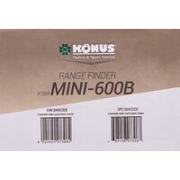Лазерный дальномер Konus Mini-600B 76594 - Превью изображения №14 — Интернет-магазин Teono.by