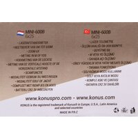 Лазерный дальномер Konus Mini-600B 76594 - Превью изображения №11 — Интернет-магазин Teono.by