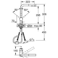 Смеситель Grohe Minta 30274000 (хром) - Превью изображения №2 — Интернет-магазин Teono.by