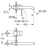 Grohe Essence New 19408DL1+23571000 (теплый закат, матовый) Image #2
