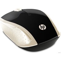 HP Wireless Mouse 200 (черный/золотистый) Image #2