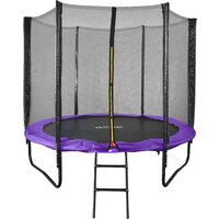 Батут GoUP Prestige-D252/8FT (с сеткой и лестницей, фиолетовый) - Превью изображения №18 — Интернет-магазин Teono.by
