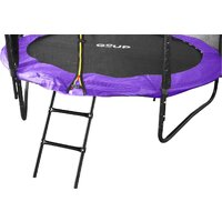 Батут GoUP Prestige-D252/8FT (с сеткой и лестницей, фиолетовый) - Превью изображения №7 — Интернет-магазин Teono.by