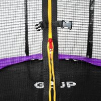 Батут GoUP Prestige-D252/8FT (с сеткой и лестницей, фиолетовый) - Превью изображения №8 — Интернет-магазин Teono.by