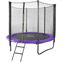 Батут GoUP Prestige-D252/8FT (с сеткой и лестницей, фиолетовый) - Превью изображения №19 — Интернет-магазин Teono.by