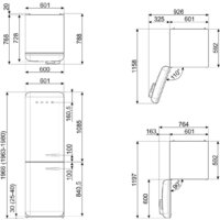 Холодильник Smeg FAB32LPB6 - Превью изображения №10 — Интернет-магазин Teono.by