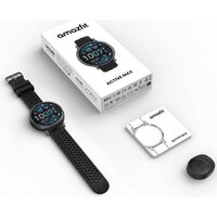 Умные часы Amazfit Active Max (черный) - Превью изображения №2 — Интернет-магазин Teono.by