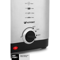 Фритюрница Kitfort KT-2017 - Превью изображения №3 — Интернет-магазин Teono.by