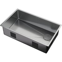 Кухонная мойка ZorG Zerox 74 U / IF Side SF Steel - Превью изображения №2 — Интернет-магазин Teono.by