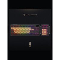 Клавиатура Дарк Проджект KD87A+Numpad (g3ms Aquamarine, черный) - Превью изображения №6 — Интернет-магазин Teono.by