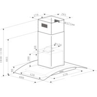 MAUNFELD Ancona PlusA Isla 90 (белый/прозрачное стекло) Image #2