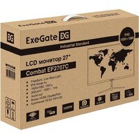 Игровой монитор ExeGate Combat EF2707C EX297306RUS - Превью изображения №9 — Интернет-магазин Teono.by
