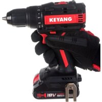 Дрель-шуруповерт Keyang DD18BL-W Set (с 2-мя АКБ, кейс) - Превью изображения №3 — Интернет-магазин Teono.by