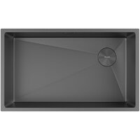 Кухонная мойка ZorG Zerox 74 U / IF Side SF Zurinox PVD Gunblack - Превью изображения №3 — Интернет-магазин Teono.by