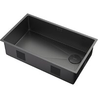 Кухонная мойка ZorG Zerox 74 U / IF Side SF Zurinox PVD Gunblack - Превью изображения №2 — Интернет-магазин Teono.by