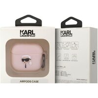 Чехол CG Mobile Karl Lagerfeld NFT 3D Karl для AirPods 3 KLA3RUNIKP (розовый) - Превью изображения №3 — Интернет-магазин Teono.by