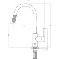 Смеситель Deante Aster BCA B64M - Превью изображения №2 — Интернет-магазин Teono.by