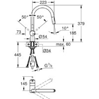 Смеситель Grohe Minta 32321AL2 - Превью изображения №2 — Интернет-магазин Teono.by