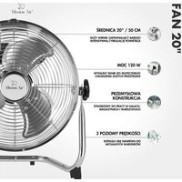 Вентилятор Mission Air FAN 20 - Превью изображения №5 — Интернет-магазин Teono.by