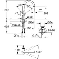 Grohe Atrio L 32042Al3 Image #2