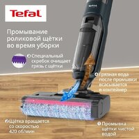 Вертикальный моющий пылесос Tefal X-Clean 2 2в1 GF2251F3 - Превью изображения №14 — Интернет-магазин Teono.by