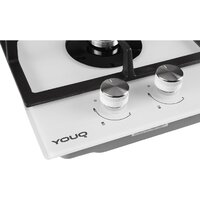 Варочная панель YOUQ YQHG 30200GC03 WH - Превью изображения №3 — Интернет-магазин Teono.by