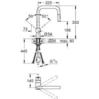 Смеситель Grohe Minta 32322AL2 - Превью изображения №2 — Интернет-магазин Teono.by