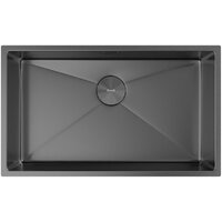 Кухонная мойка ZorG Zerox 74 U / IF PVD Gunblack - Превью изображения №3 — Интернет-магазин Teono.by
