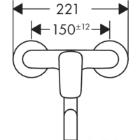 Смеситель Hansgrohe Logis 71836000 - Превью изображения №3 — Интернет-магазин Teono.by