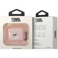 Чехол CG Mobile Karl Lagerfeld NFT Choupette для AirPods 3 KLA3HNCHTCP (розовый) - Превью изображения №3 — Интернет-магазин Teono.by