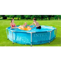Каркасный бассейн Intex Metal Frame Beachside 28208 (305х76) - Превью изображения №2 — Интернет-магазин Teono.by