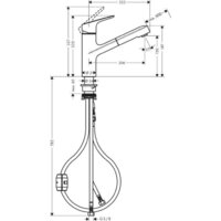 Смеситель Hansgrohe Focus M43 71842000 (хром) - Превью изображения №4 — Интернет-магазин Teono.by