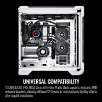 Система жидкостного охлаждения для процессора Thermaltake Toughliquid 240 ARGB Sync CL-W319-PL12BL-A - Превью изображения №7 — Интернет-магазин Teono.by