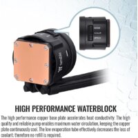 Система жидкостного охлаждения для процессора Thermaltake Toughliquid 240 ARGB Sync CL-W319-PL12BL-A - Превью изображения №5 — Интернет-магазин Teono.by