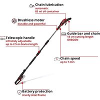 Высоторез Einhell GP-LC 18/20 Li T BL – Solo 3410971 (без АКБ) - Превью изображения №4 — Интернет-магазин Teono.by