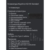 Keychron K2 HE Standart Edition Black K2H-J1 (Nebula Magnetic) Image #12