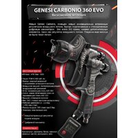 Краскопульт Walcom Carbonio Evo Hte Clear 963013ECM - Превью изображения №4 — Интернет-магазин Teono.by