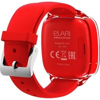 Детские умные часы Elari KidPhone Fresh 4G (красный) - Превью изображения №4 — Интернет-магазин Teono.by
