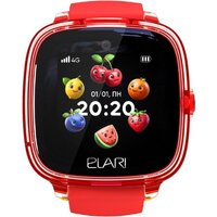 Детские умные часы Elari KidPhone Fresh 4G (красный) - Превью изображения №3 — Интернет-магазин Teono.by